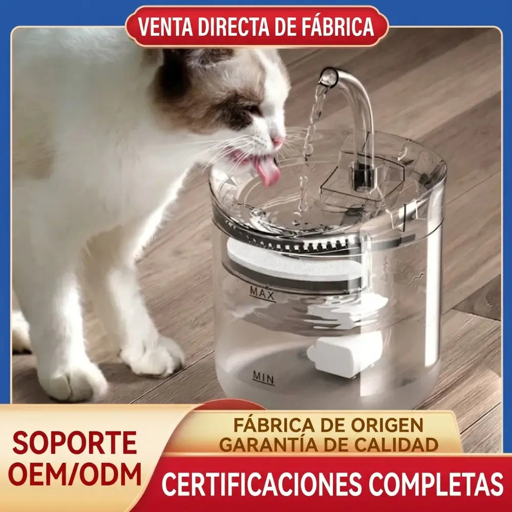 AquaFlow® Fuente de Agua Automática 🐾