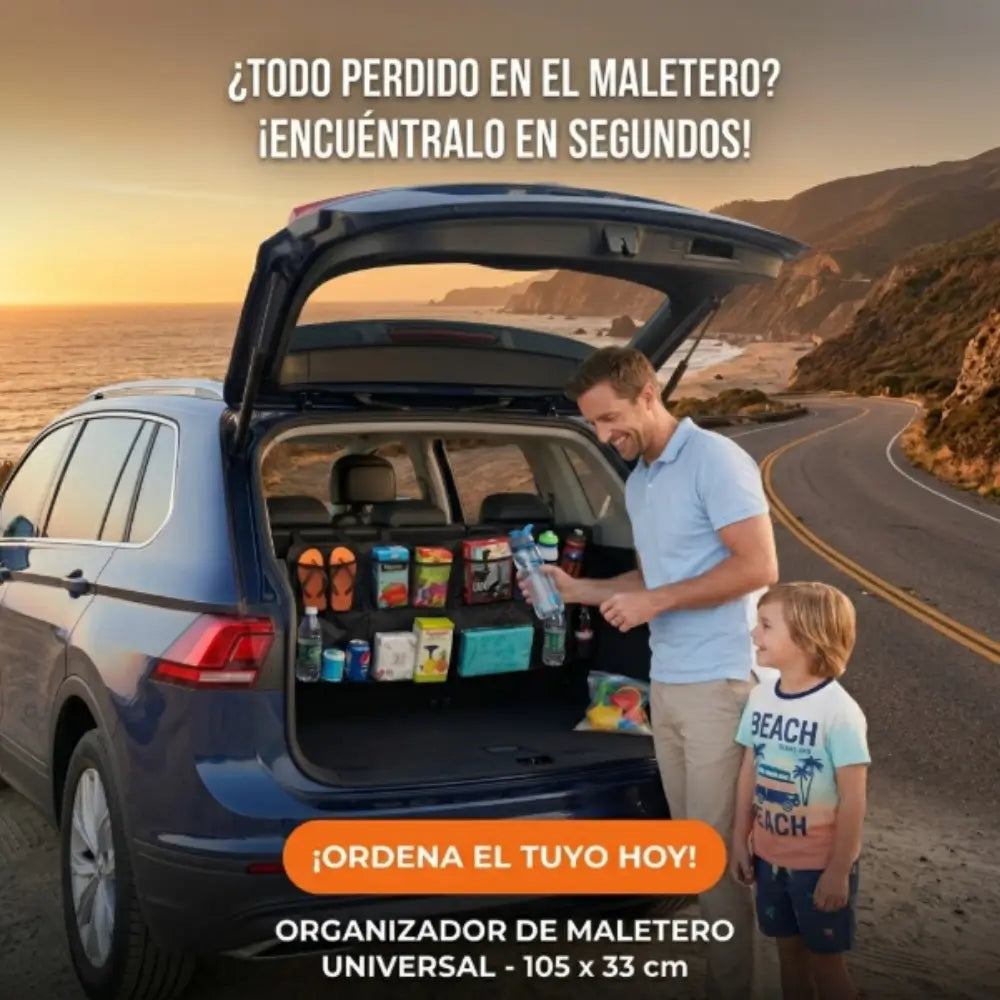BaúlFlex® Organizador Premium de Baúl 🚗