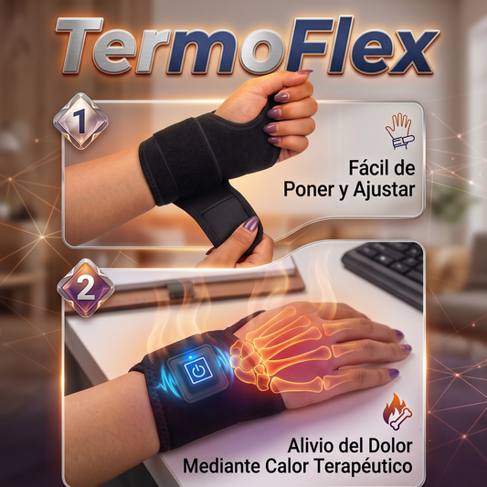 TermoFlex® Muñequera Térmica Ajustable 🦾