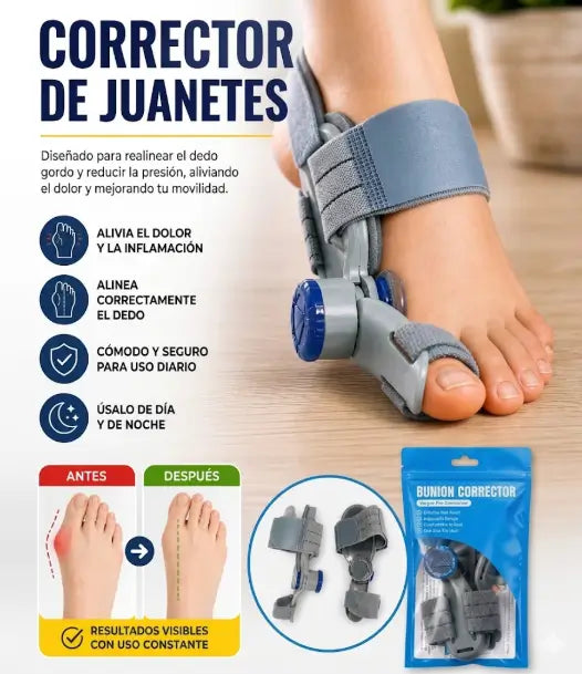 ToeCare® Corrector de Juanete Gradual 🦶